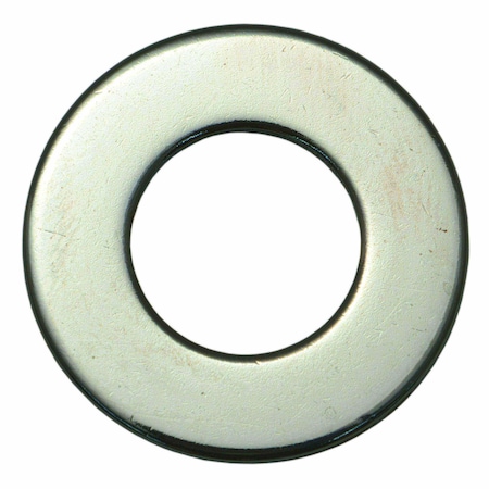 Midwest Fastener Flat Washer, For Screw Size 7/16" , Steel Chrome Plated Finish, 10 PK 74354